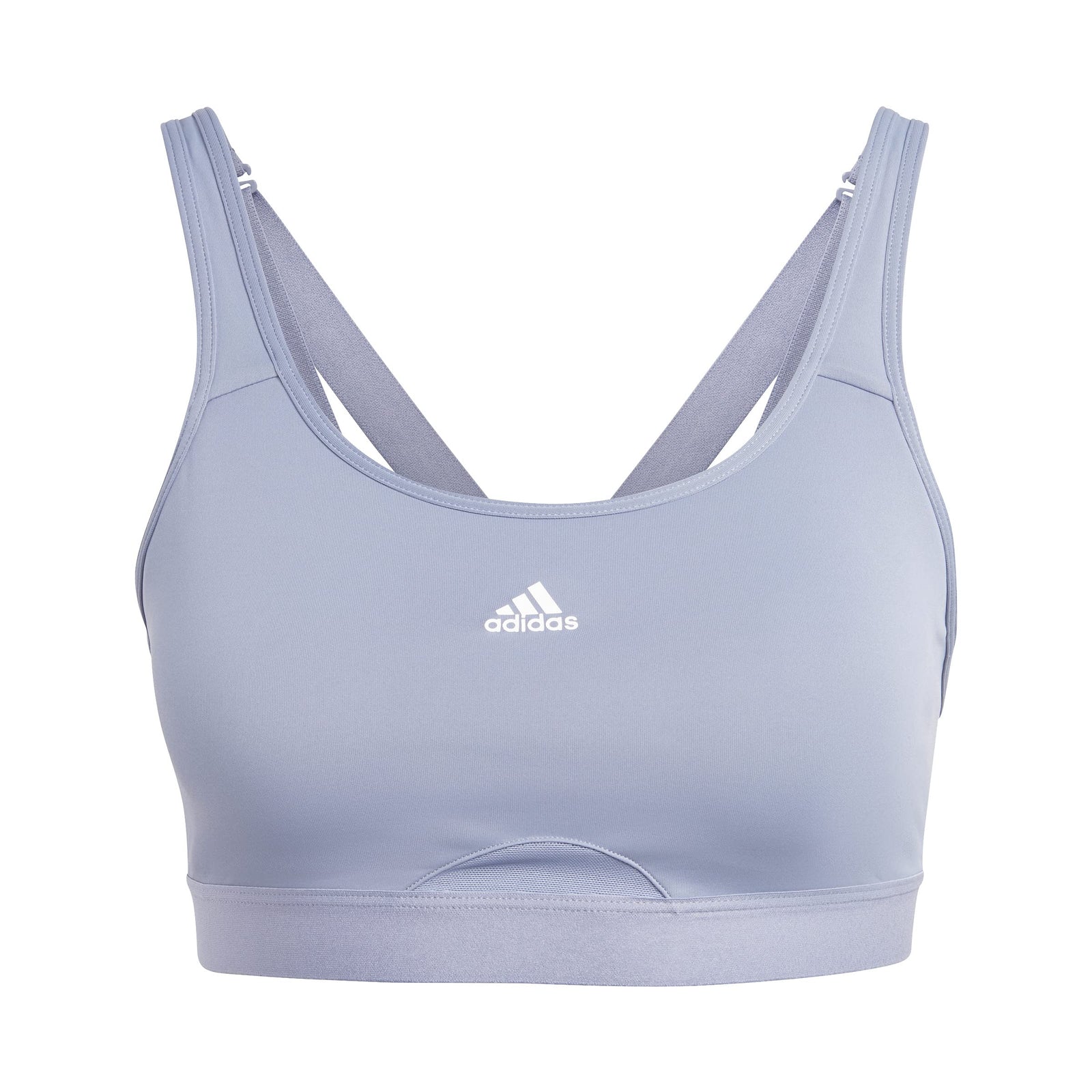 adidas Women's Tlrd Move Hs Workout Bra - High Support , SILVIO , SIZE LDD