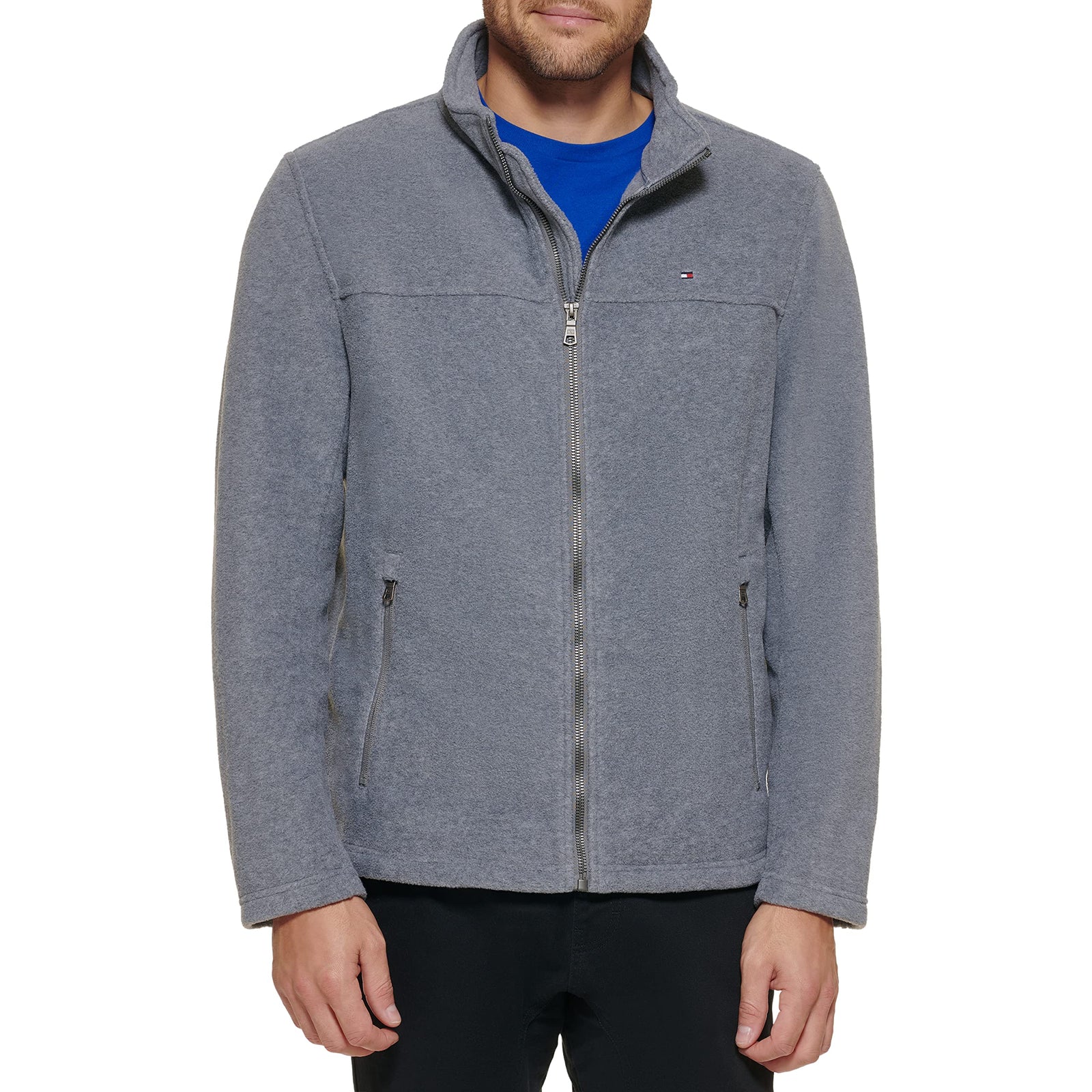 Tommy Hilfiger Men's Classic Zip Front Polar Fleece Jacket