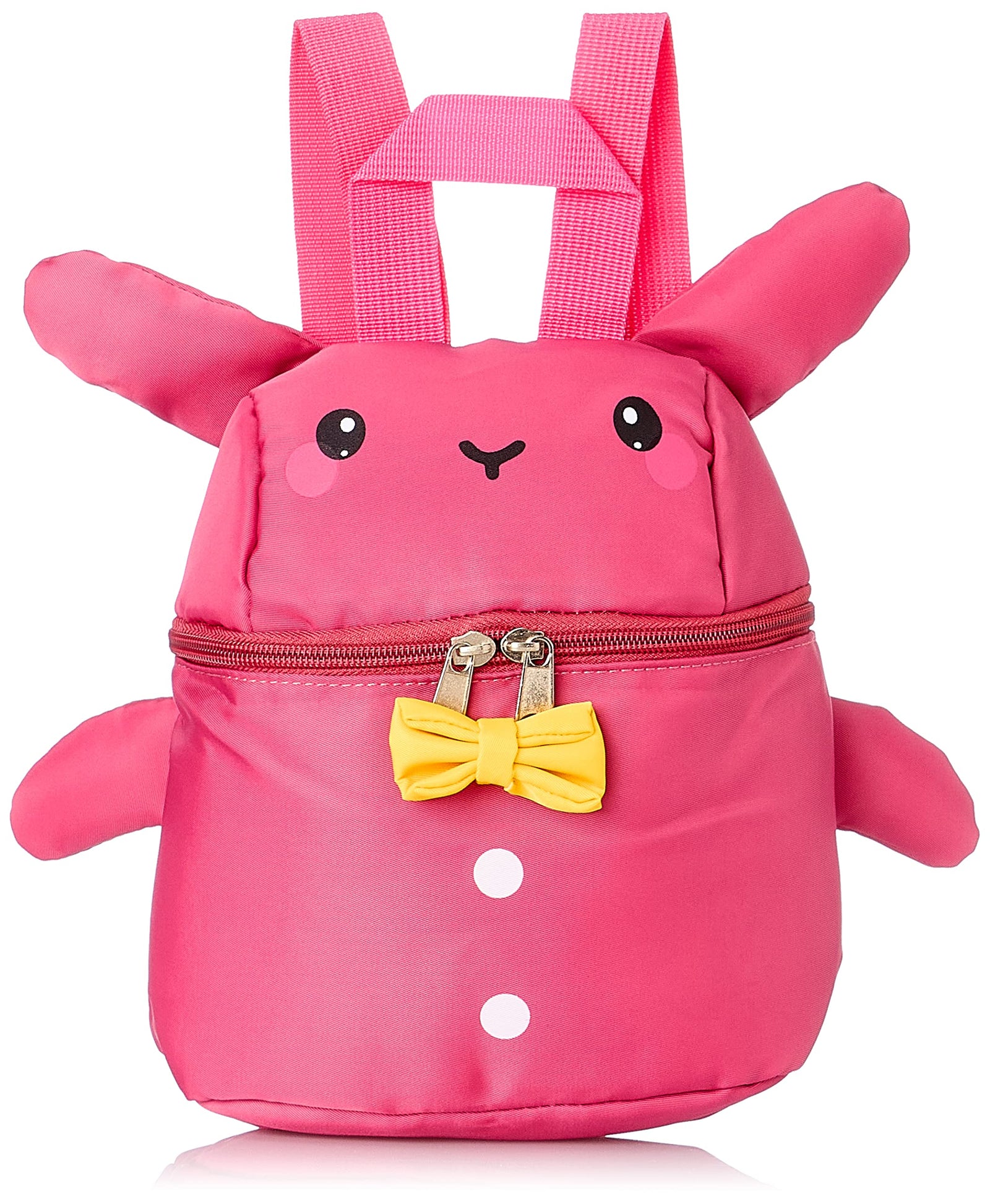 Fabric Backpack Rabbit Design With Front Pocket For Kids - Dark Kashmier