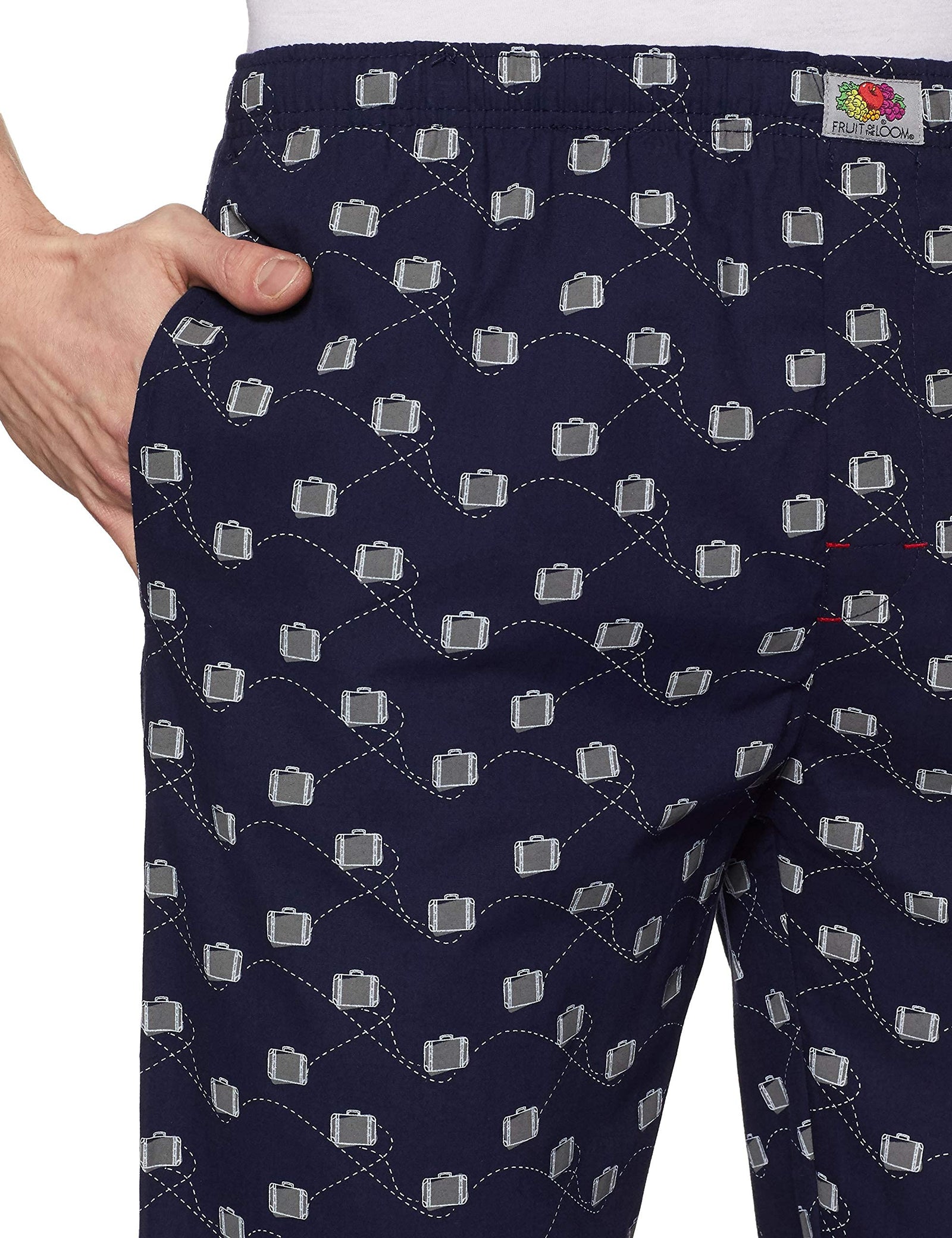 Fruit Of The Loom Men's Unwind Printed Pyjama