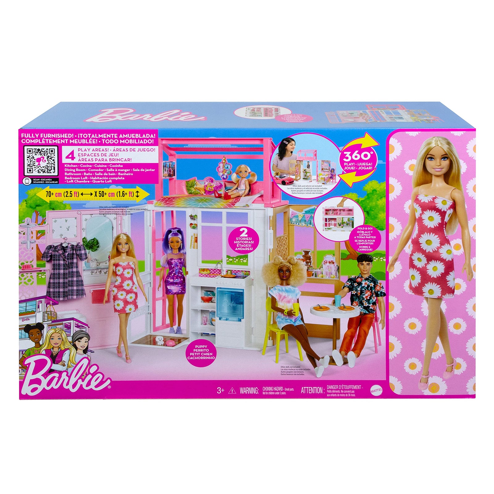 Barbie HCD48 Doll Houses, Multicolour