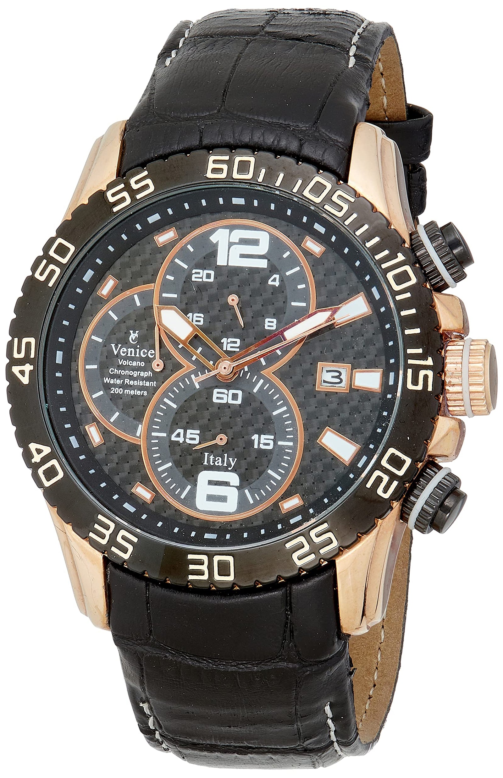 Fashion t6003-ipb-rg venice watch for men