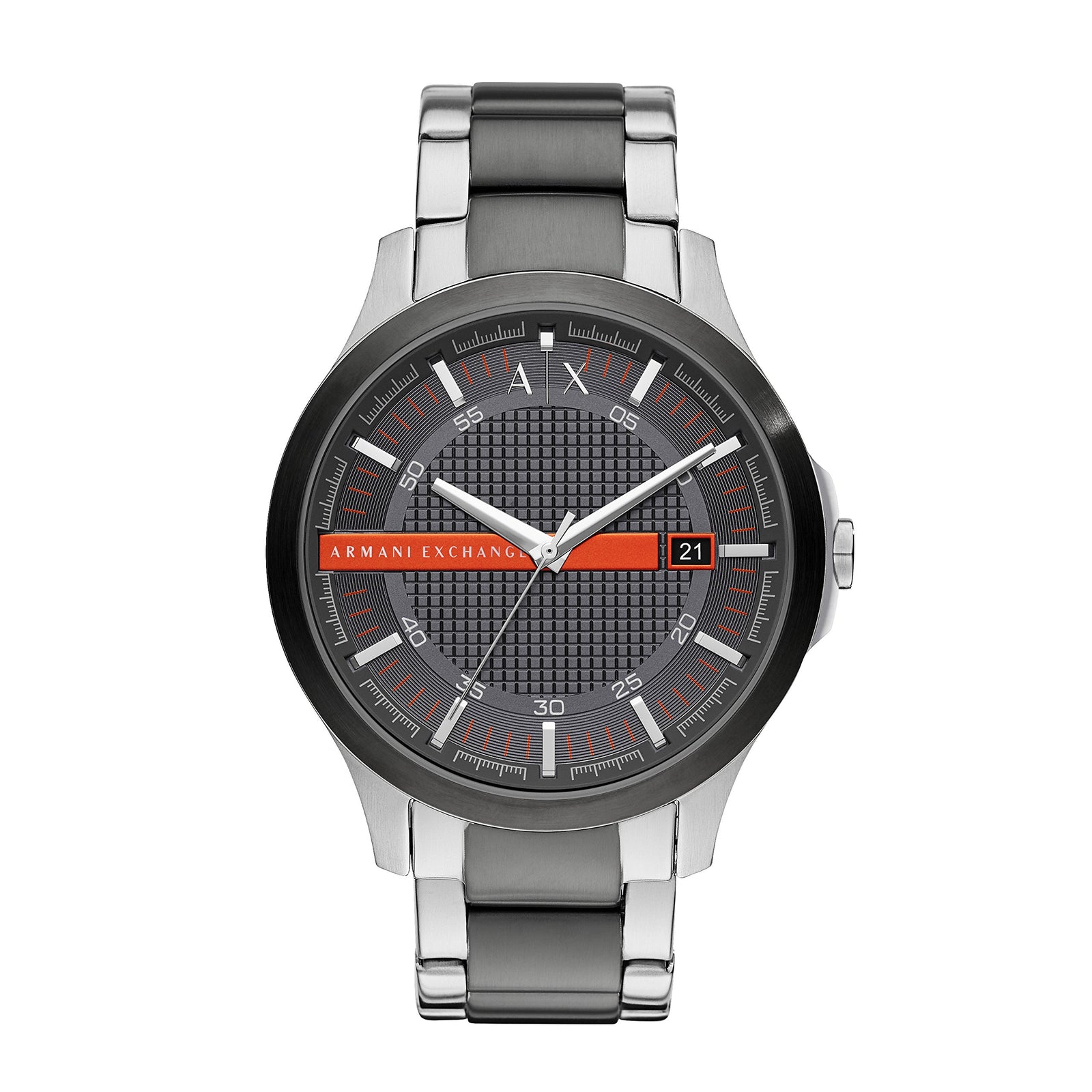 Armani Exchange Men's Dress Watch Analoge Stainless Steel Watch - 49 mm - Grey - AX2404