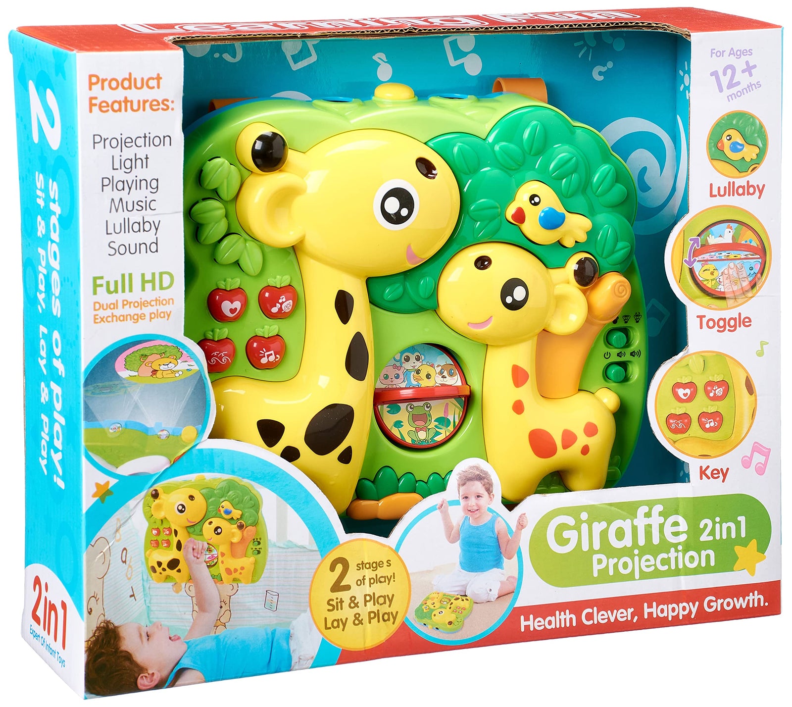 Five Star 2 In 1 Giraffe Projection for Kids