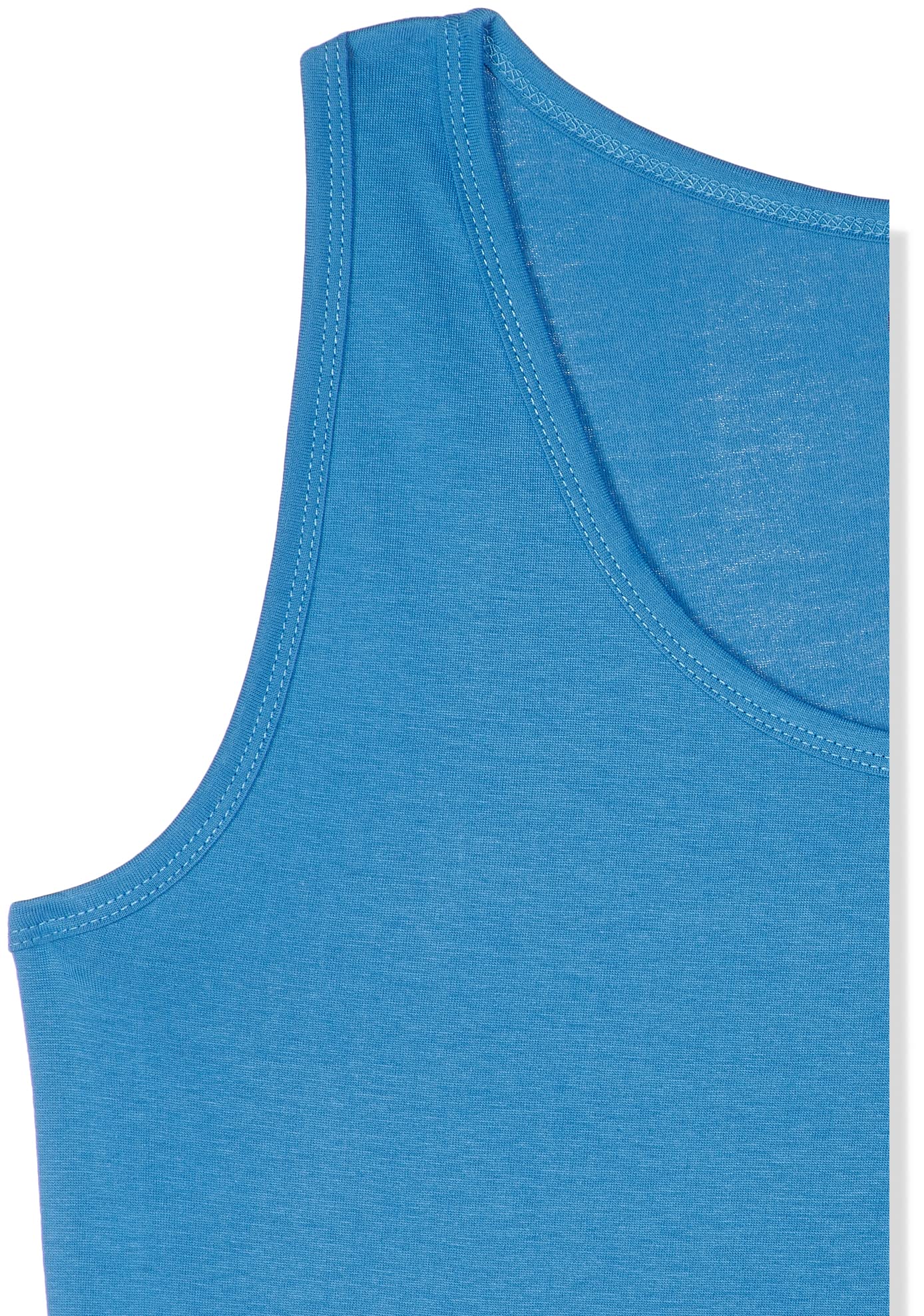 Cool Men 141 Plain Sleeveless Scoop Neck Cotton Undershirt for Men (pack of 1)