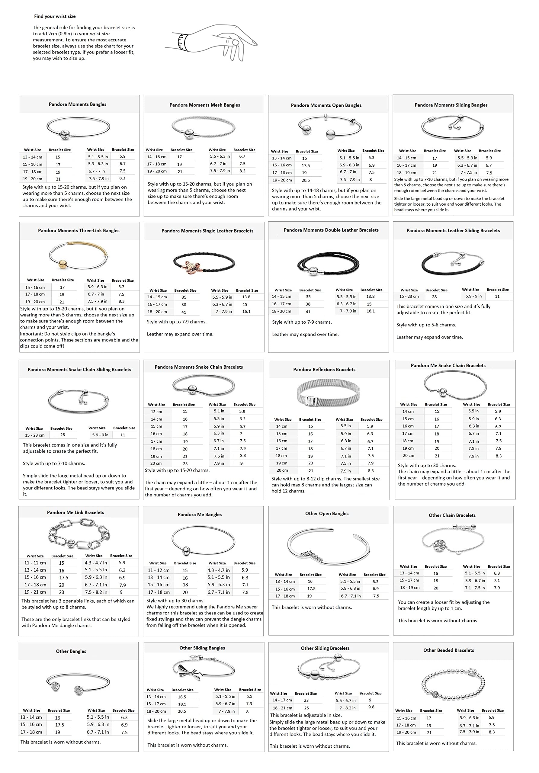 PANDORA Moments Silver Charm Bangle Bracelet Shine 18k Gold Plated Logo Heart Clasp.Silver