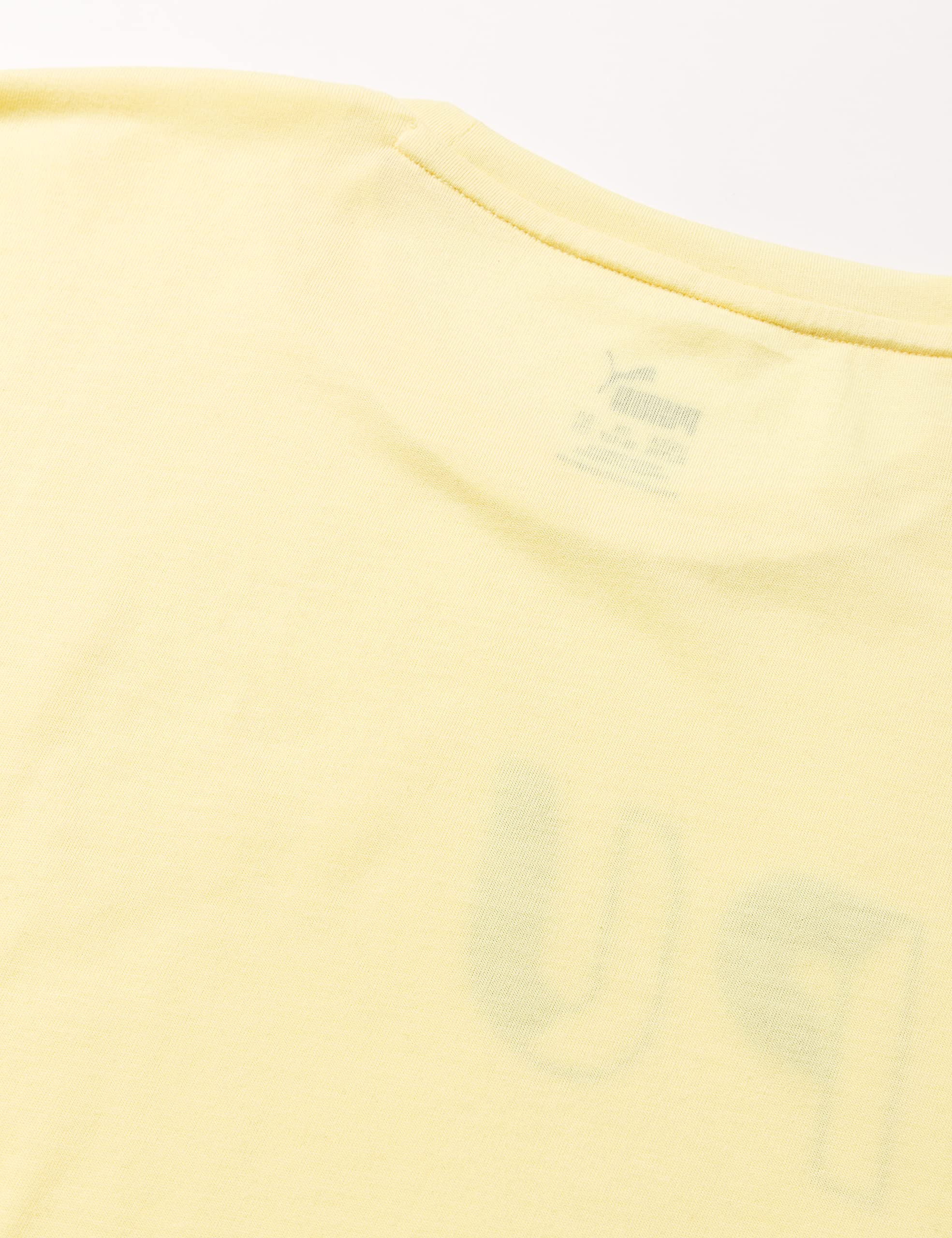 PUMA Girl's Modern Sports Logo Tee G Tee. Yellow Pear.11/12Y