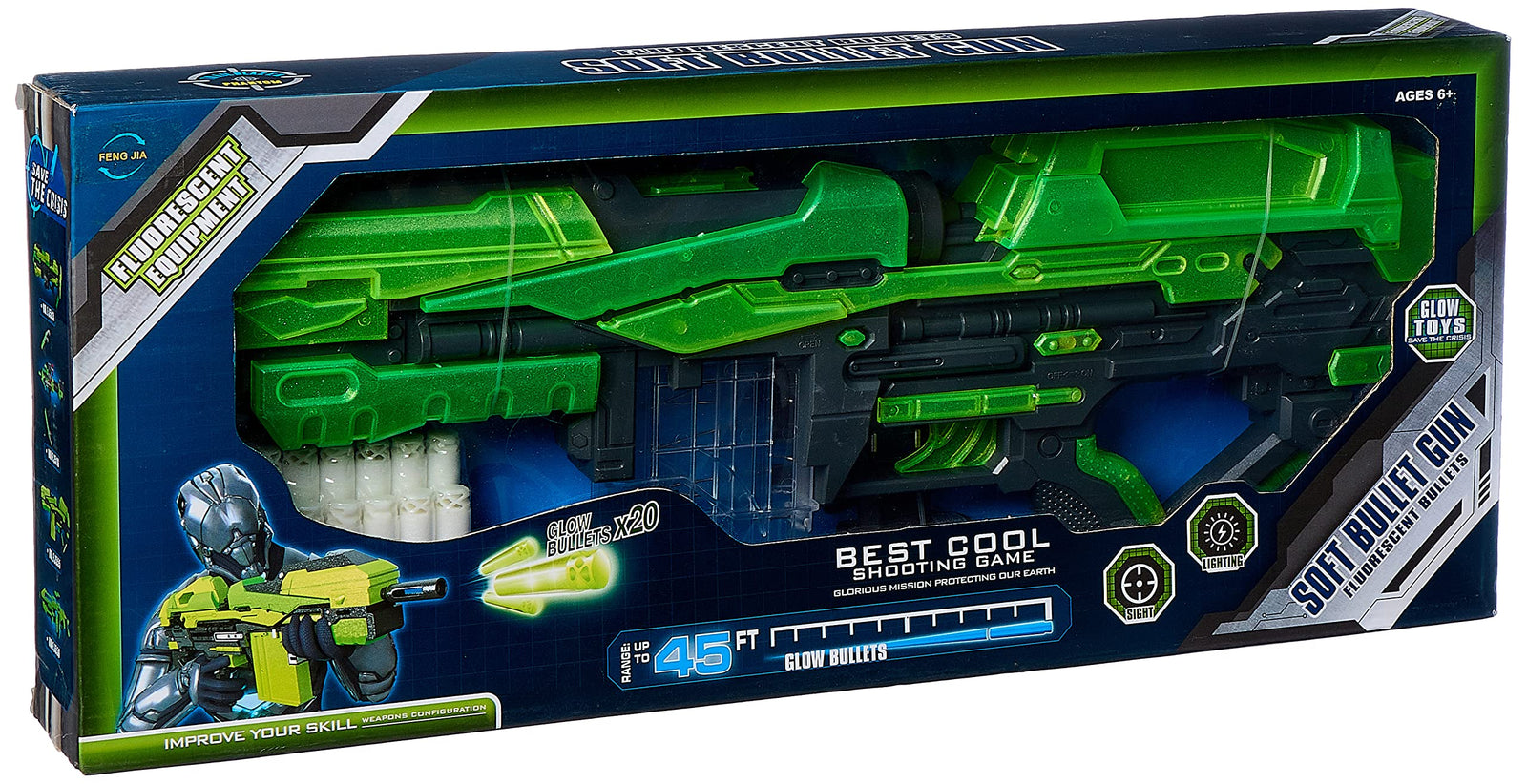 Feng Jia Florescent Shooting Gun Toy