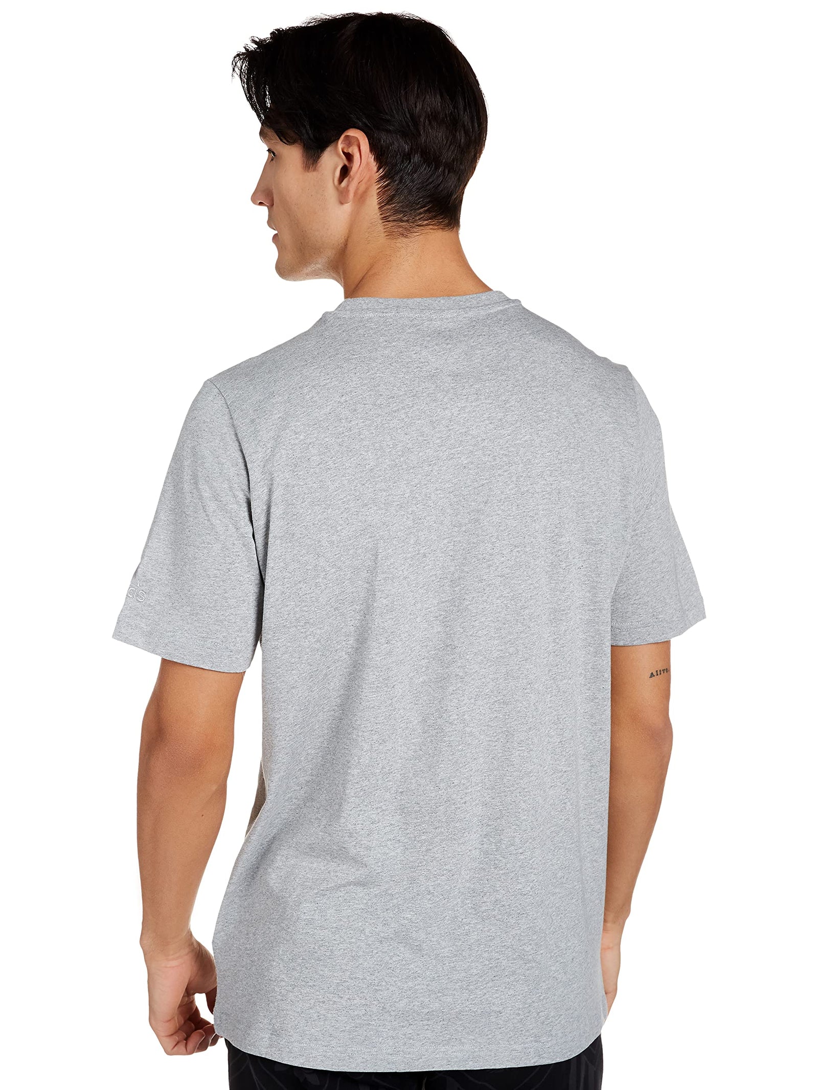 adidas mens Essentials Embroidered Linear Logo TShirt