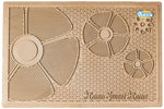 Doormat summer flowers antibacterial 40 * 60