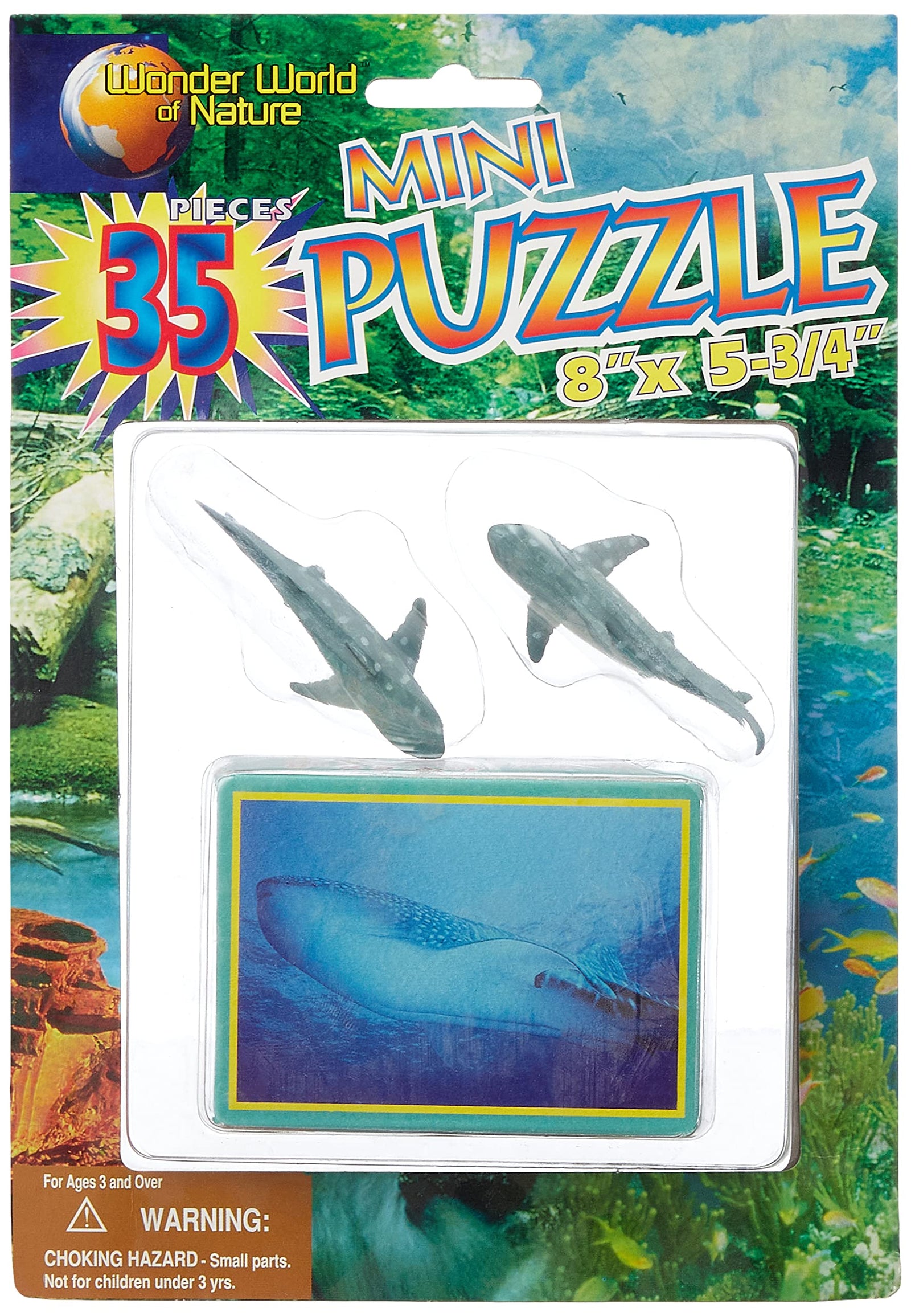 TOY MAJOR Whale Shark Mini Puzzle Multi Color Set of 30