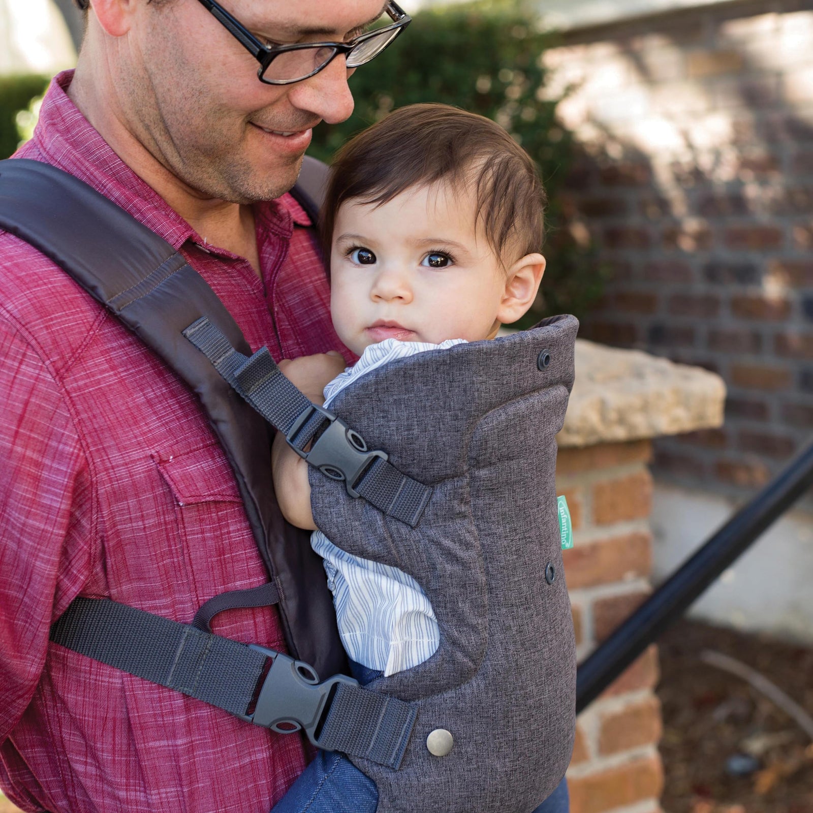 Infantino Flip 4 in 1 Convertible Carrier, Grey, 200 183, 10.00 x 4.00 x 10.00 Inch