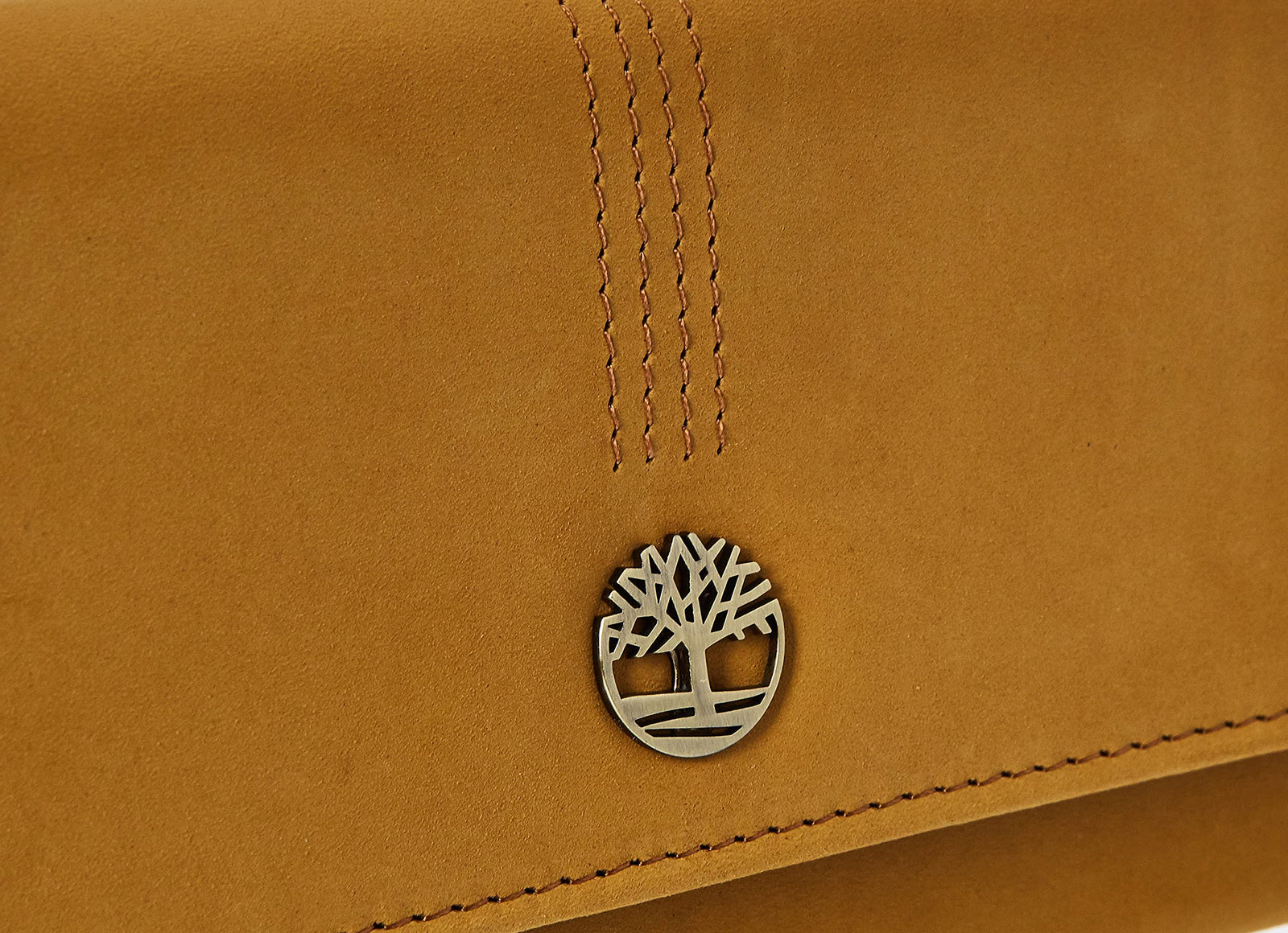 Timberland Leather RFID Flap Wallet Clutch Organizer Color: Wheat (Nubuck)