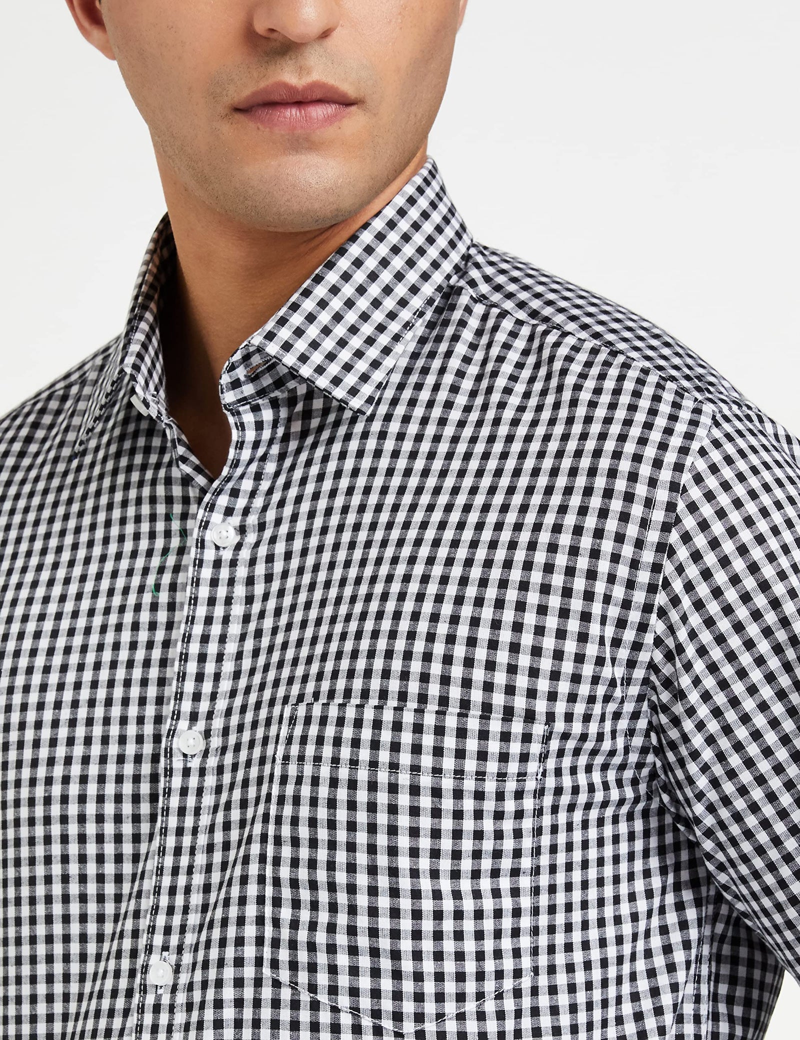 Diverse Men's Checkered Regular Fit Cotton Formal Shirt