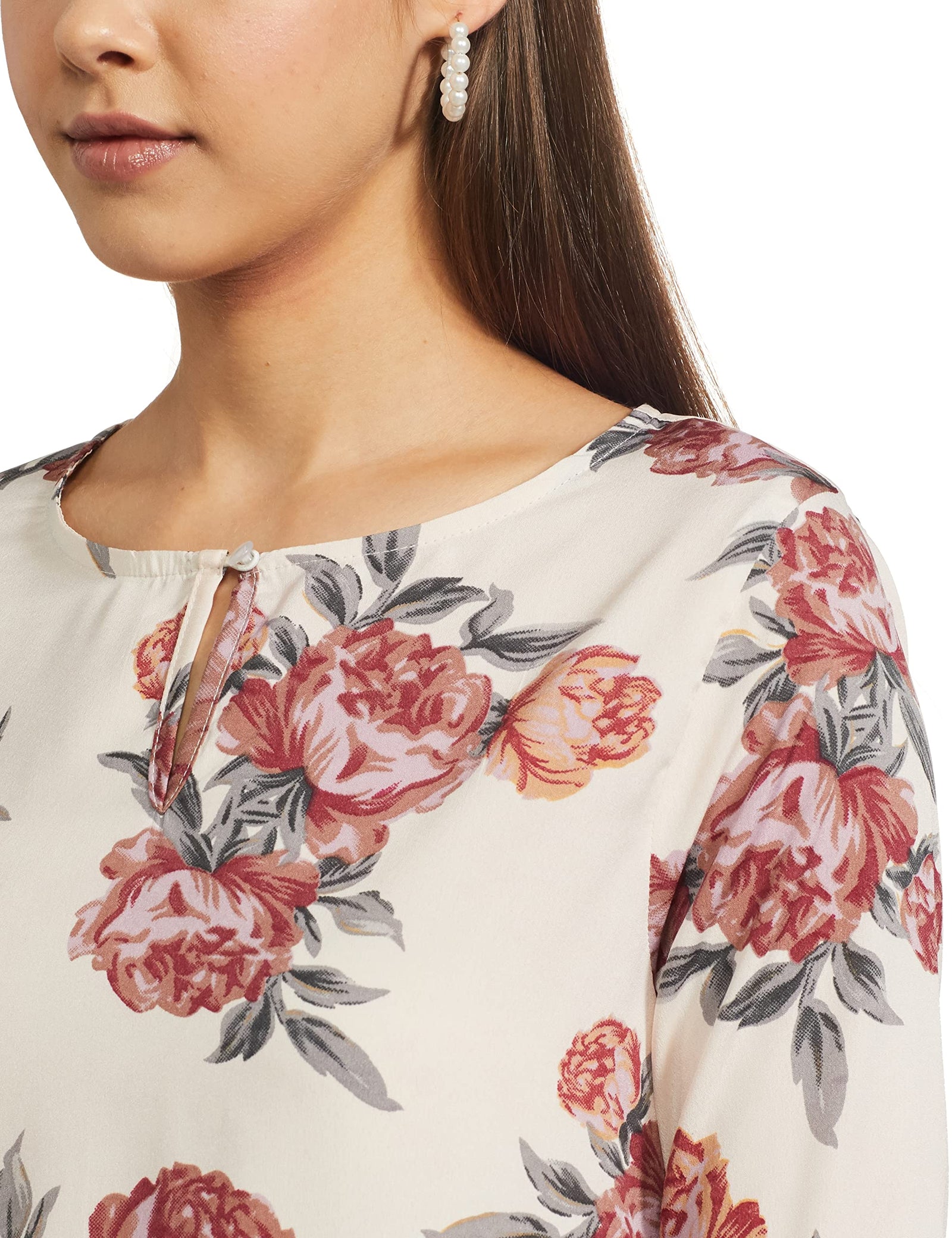 Styleville.in Women's Floral Regular Fit Top