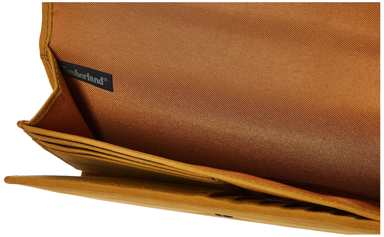 Timberland Leather RFID Flap Wallet Clutch Organizer Color: Wheat (Nubuck)