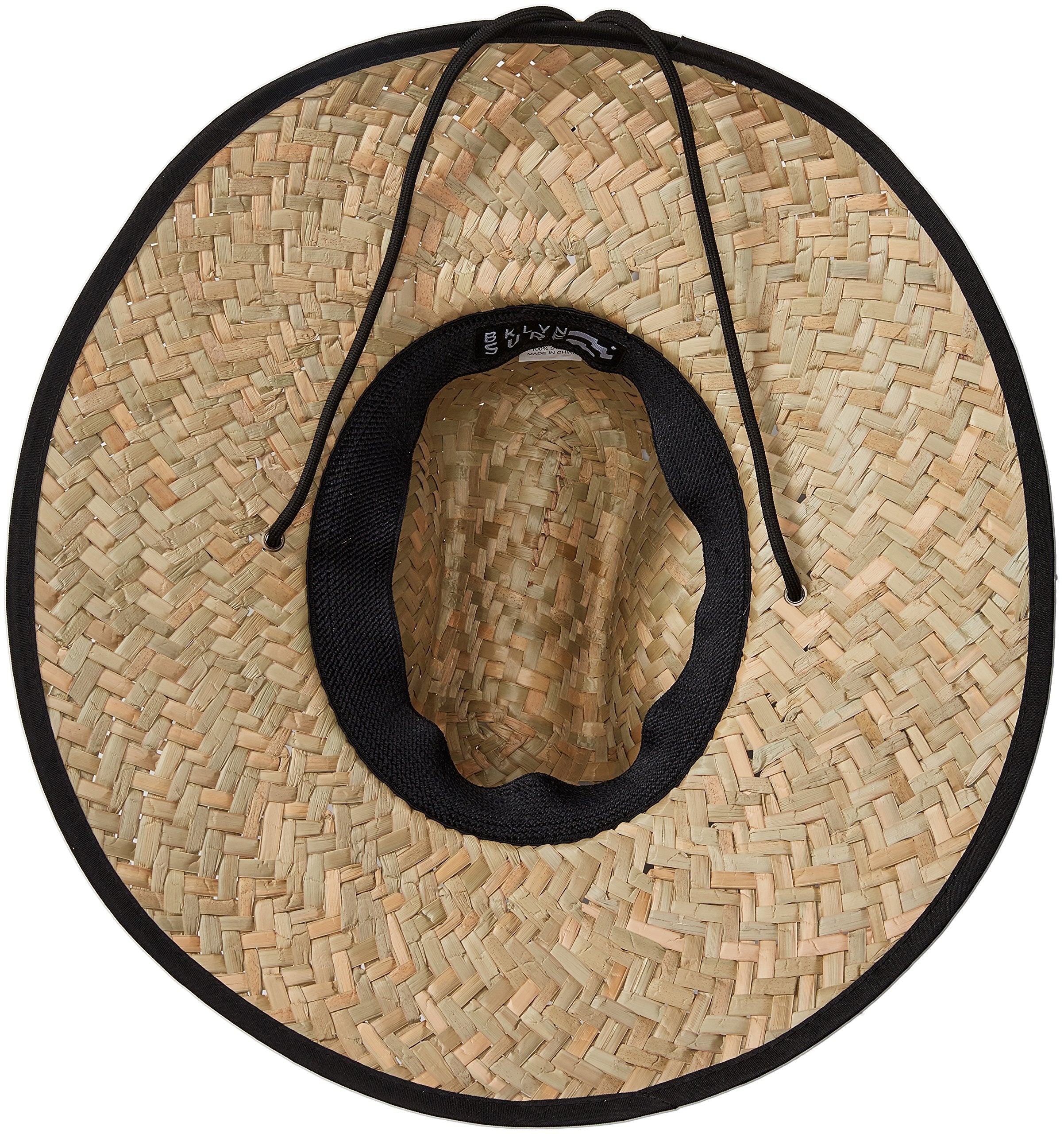 Brooklyn Athletics Men's Lifeguard Beach Sun Straw Hat - Unisex, Natural, One size