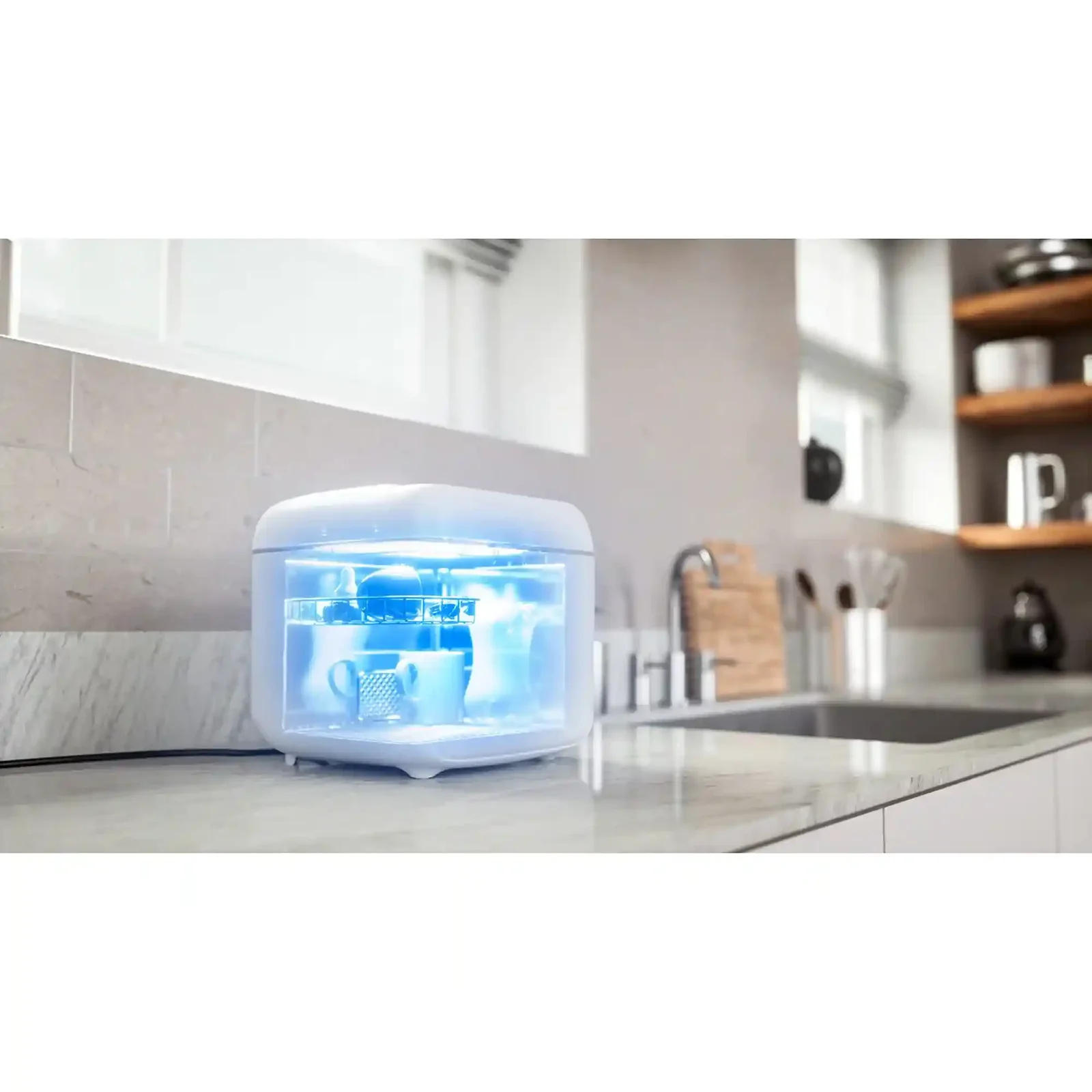 Philips 10L UV-C Sterilization Box, White, UV Light Disinfection Cabinet for Small Personal Items