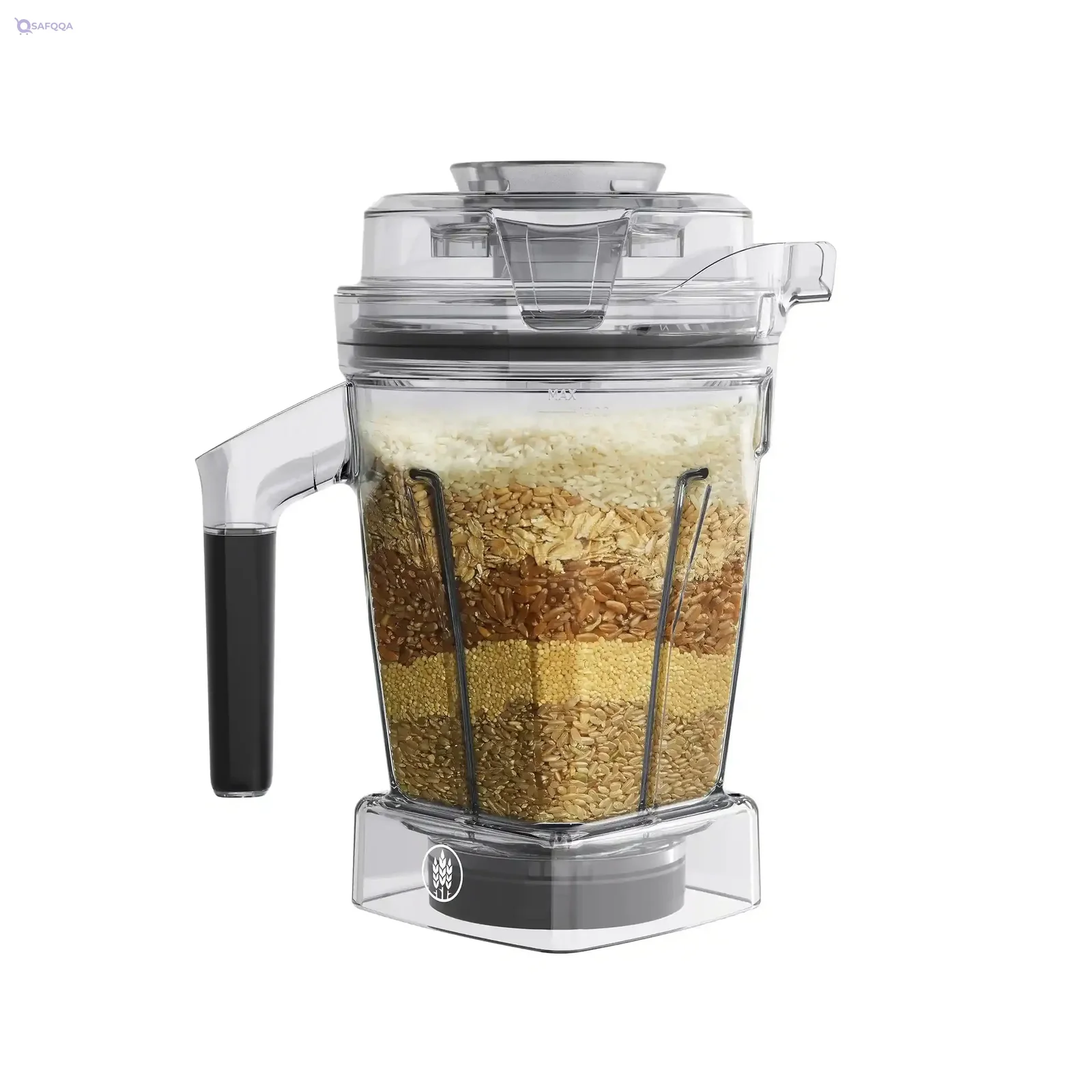 Vitamix 48oz Self-Detect Dry Grains Container, Grinding & Dough Kneading Jar with Stainless Steel Blades