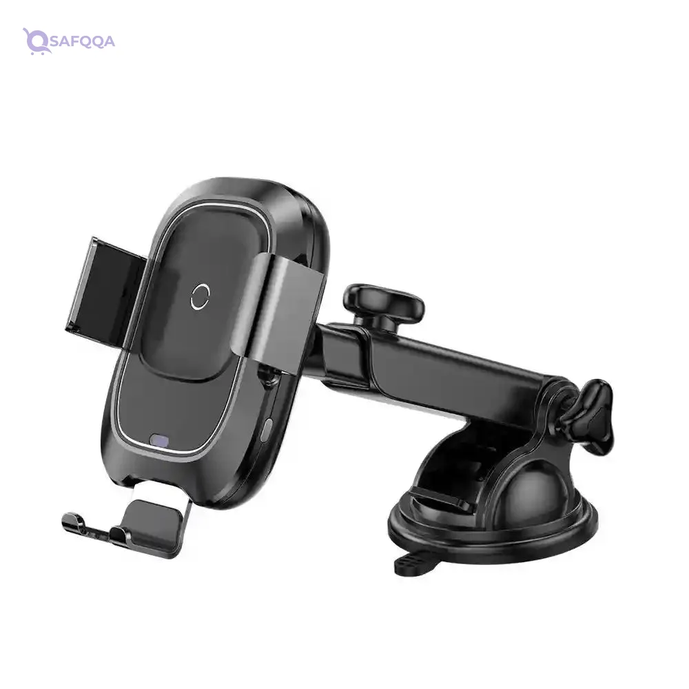 Baseus Smart Vehicle Bracket Wireless Car Charger, Automatic Phone Mount, Black