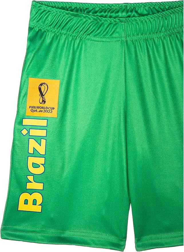 Brazil Kids' Sports Shorts – FIFA World Cup Qatar 2022 Design