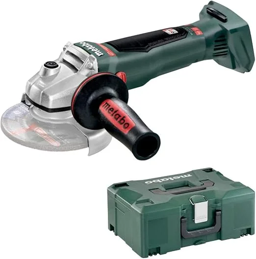 Metabo WB 18 LTX BL 125 Quick Cordless Angle Grinder – 18V, 125mm, 9000 RPM