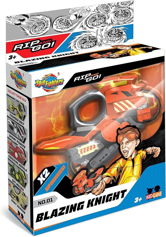 Spin Fighters Blazing Knight Launcher with 2 Spinners