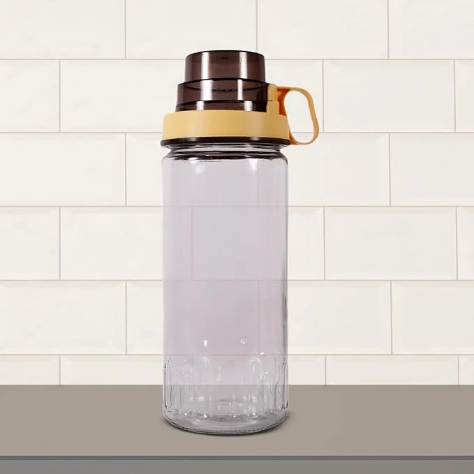 Herevin Glass Food Storage Jar with Airtight Lid – 1.46L