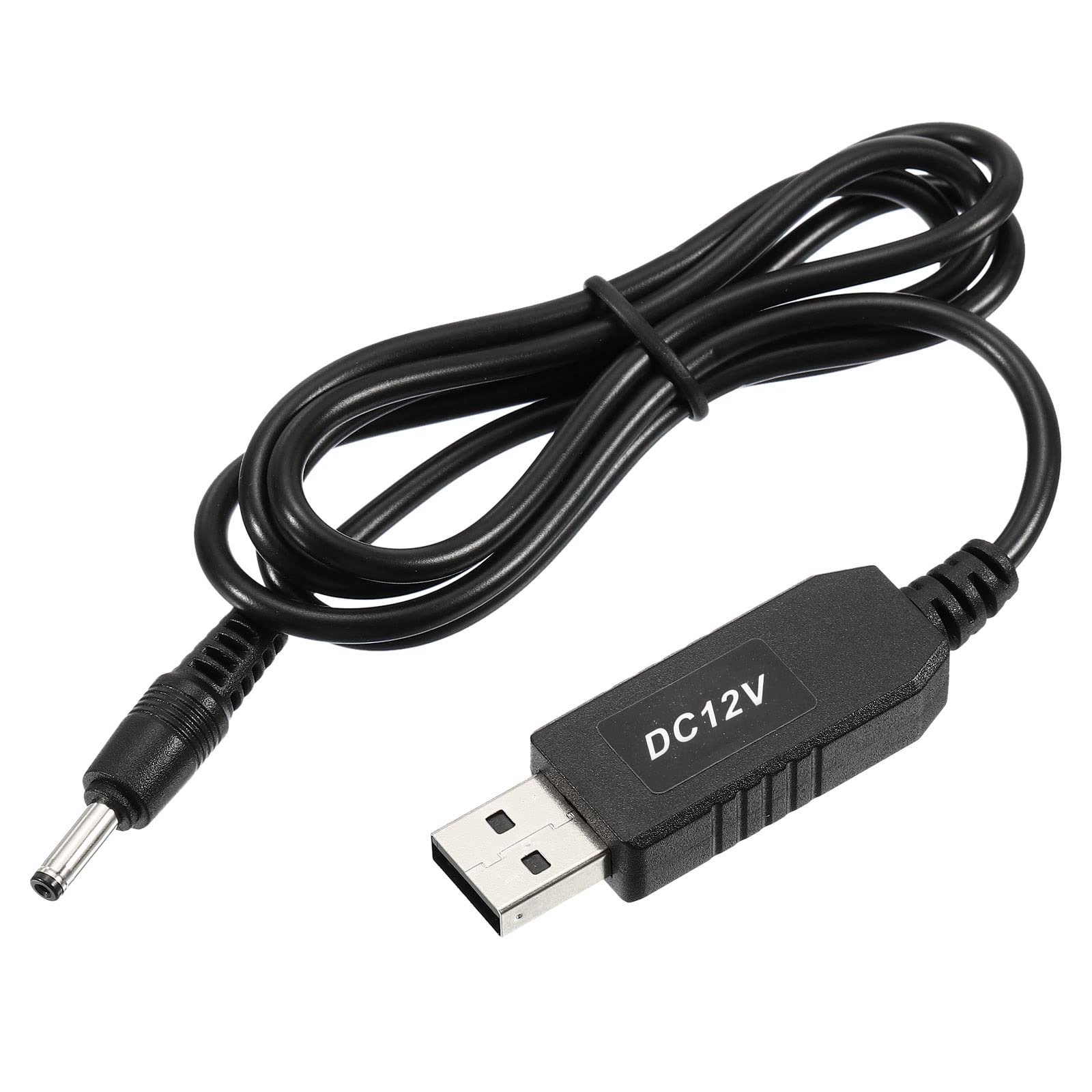 YOKIVE USB DC 5V to 12V Step Up Converter Cable – Power Adapter with 3.5x1.35mm DC Jack for Router, Camera & Car DVR