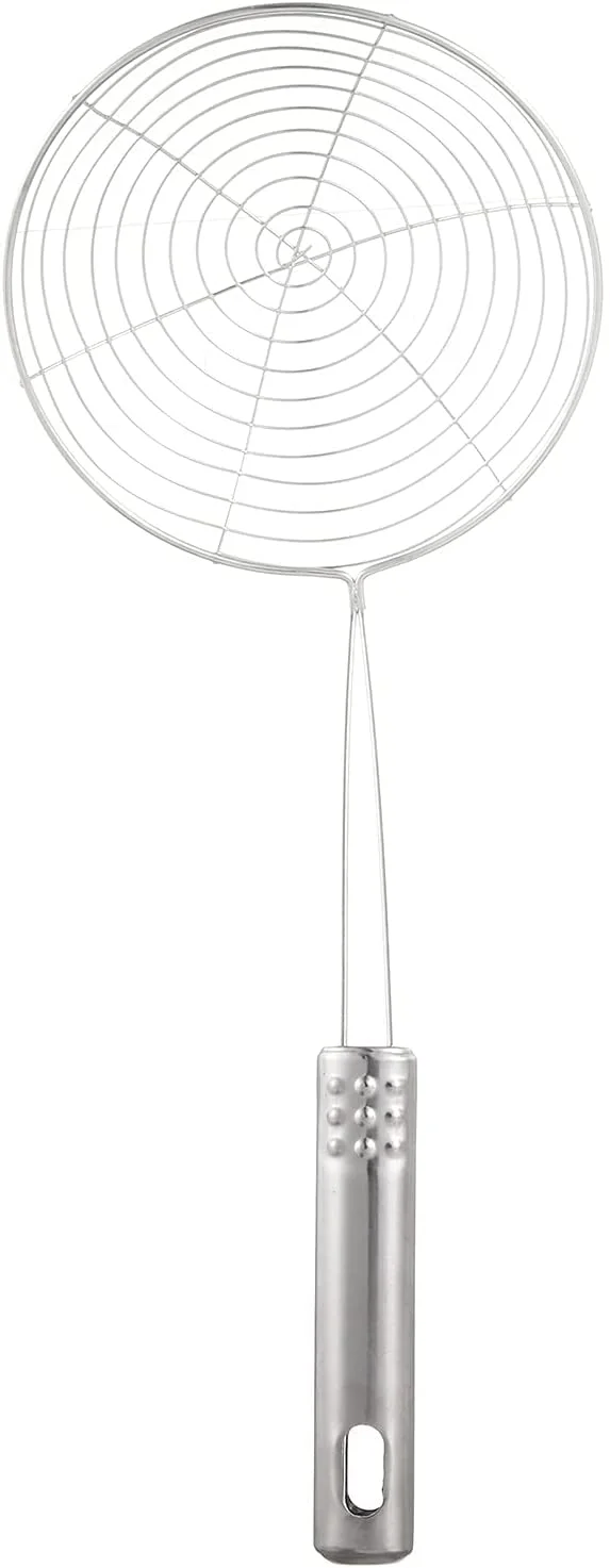 Stainless Steel Frying Pan with Large Handle – Durable Cooking Skillet for Everyday Use