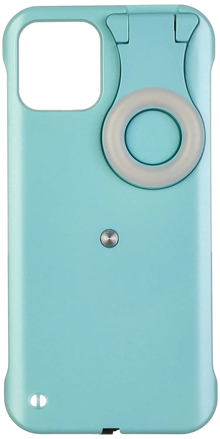 Hard Back Case with Front Camera Light for iPhone 12 / 12 Pro – Silicone Cover