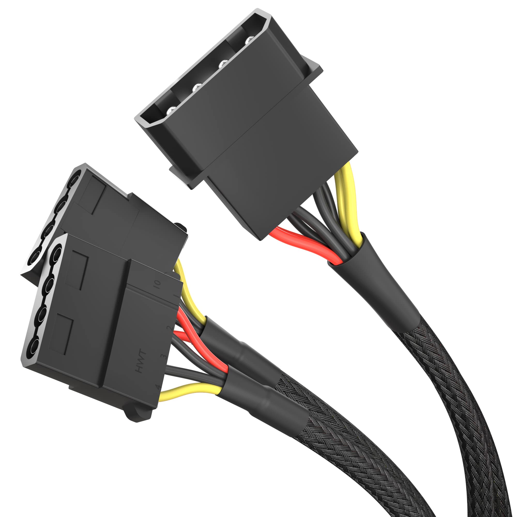 Molex 4-Pin Y Power Cable Dual Output for SSD
