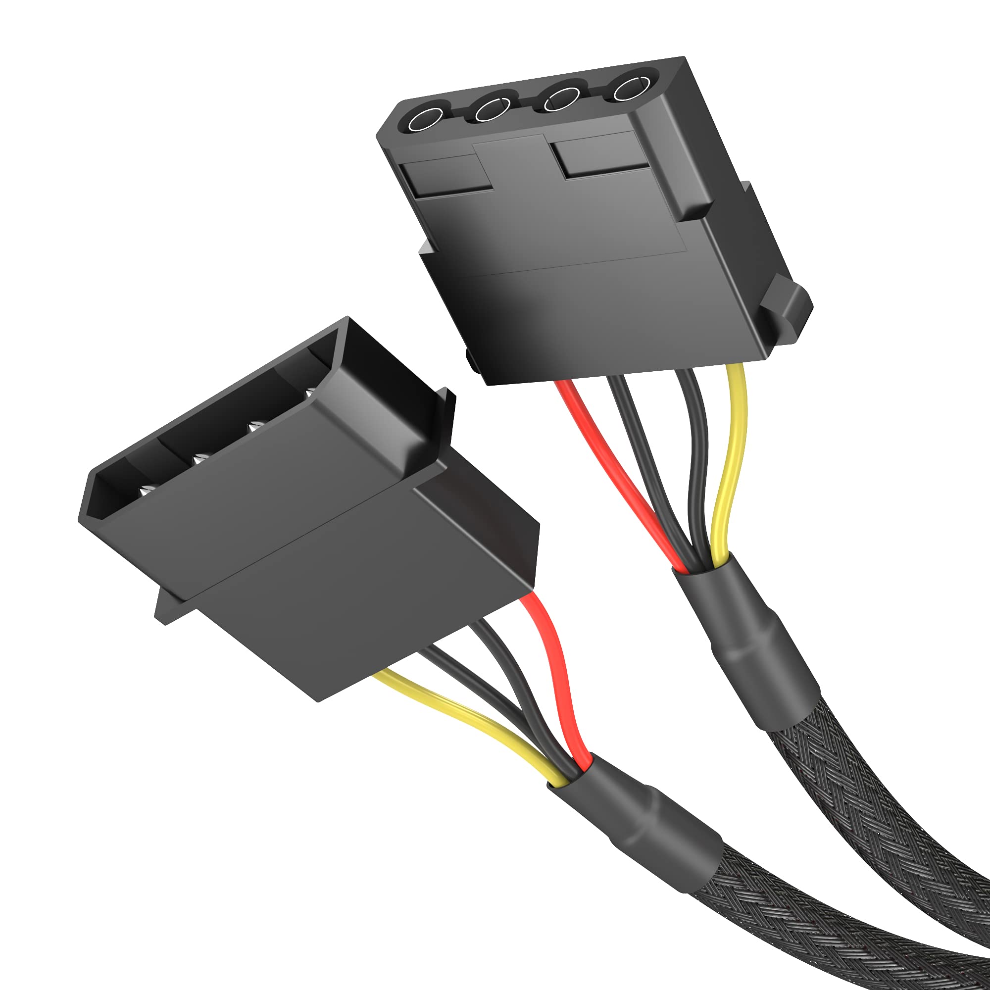 KabelDirekt 826 4-Pin Molex Extension Cable 0.6m (60cm) – Internal PC Power Extension Cable