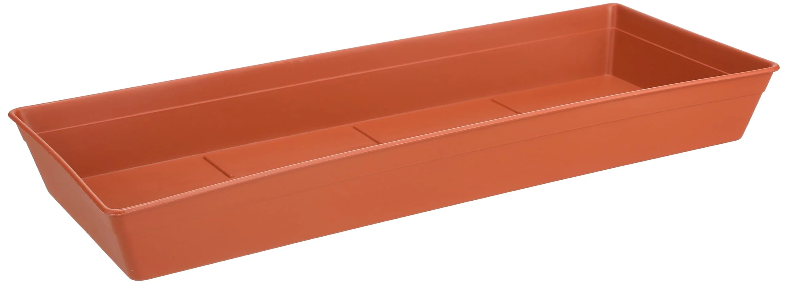 Bama Rectangular Plant Saucer 50 x 20 cm – Durable Flower Pot Tray