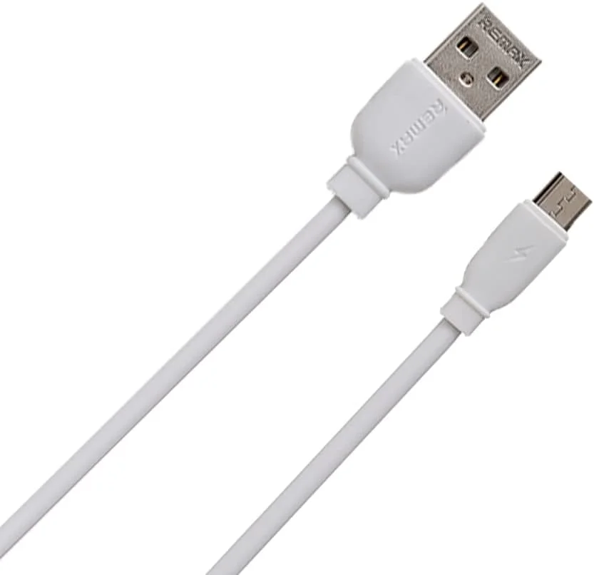 Remax Lightning Cable Set – Fast Charging & Data Sync 2.4A Cables 1m (Pack of 2)