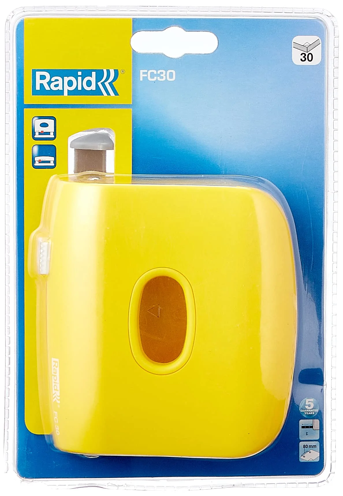 Rapid 30 Sheets Paper Puncher Durable Office Hole Punch