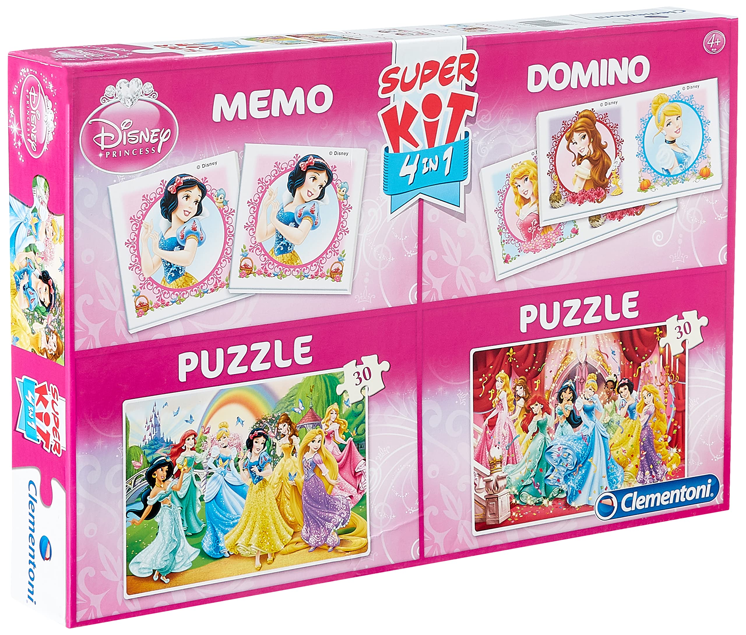 Clementoni Princess 4 in 1 Game