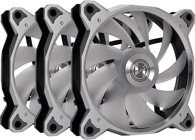 Lian Li RGB Cooling Fans Pack of 3 Silver