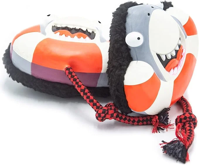 Max & Molly Urban Pets Frenzy the Shark Snuggles Dog Toy