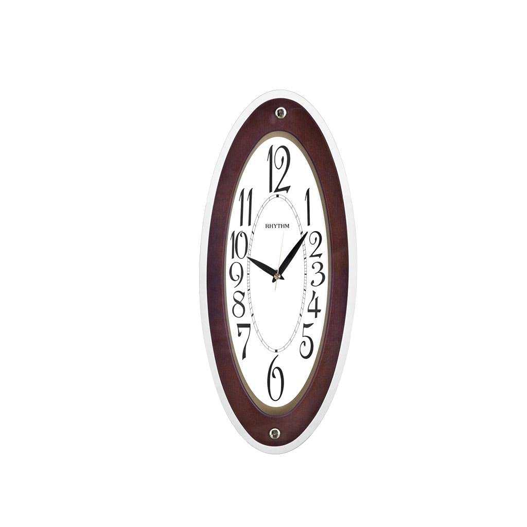 Rhythm Wall Clock  Brown