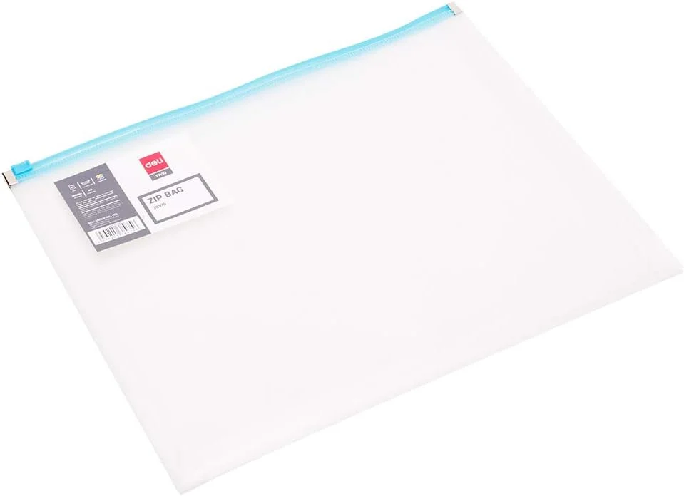 Deli A4 Size Zipper Bag