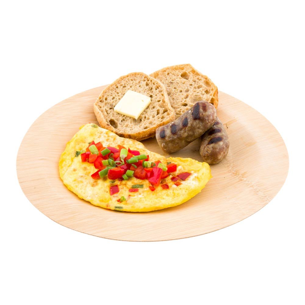 Restaurantware Bamboo Veneer Disposable Plates
