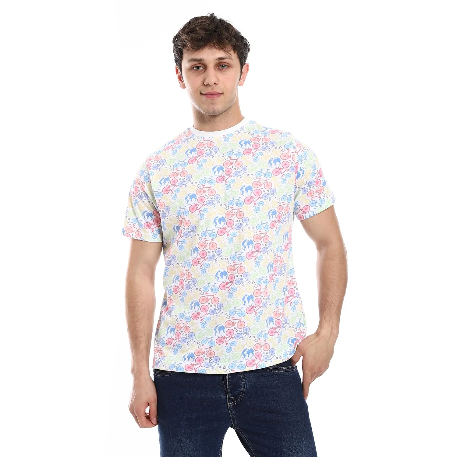 Andora Men’s Cotton T-Shirt – Premium Western Style Basic Casual Essential