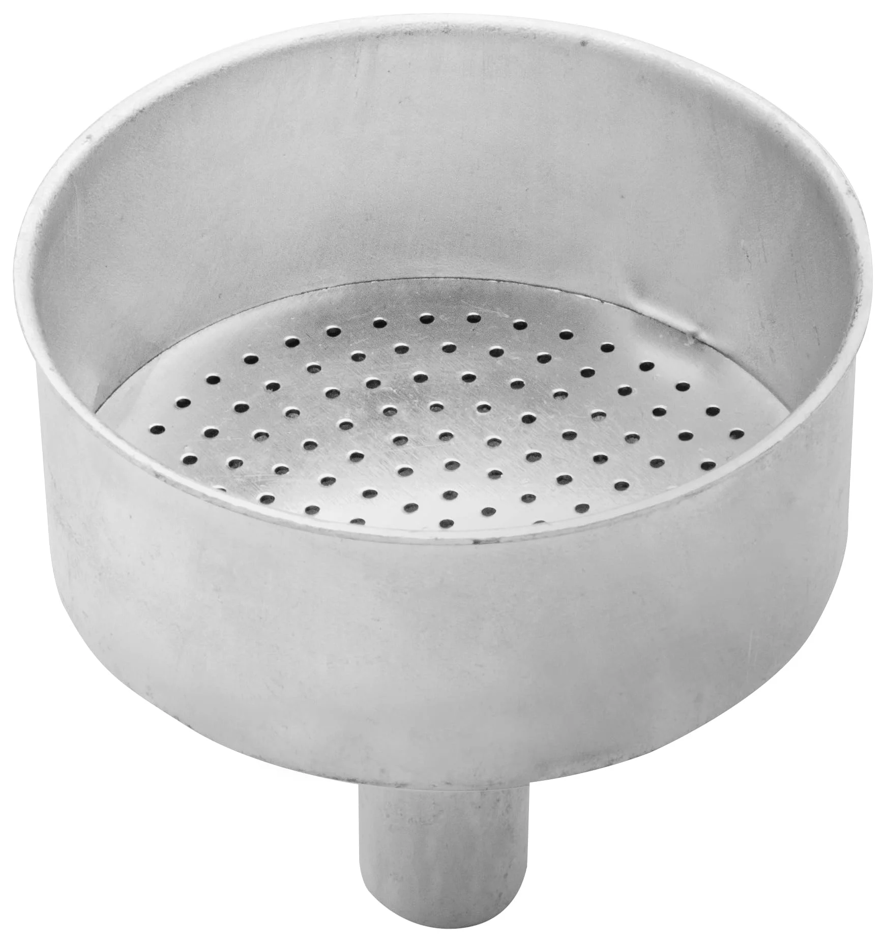 Pedrini 4-Cup Coffee Maker Funnel Filter – Premium Stainless Steel Coffee Brewing Cone for Rich Espresso Flavor
