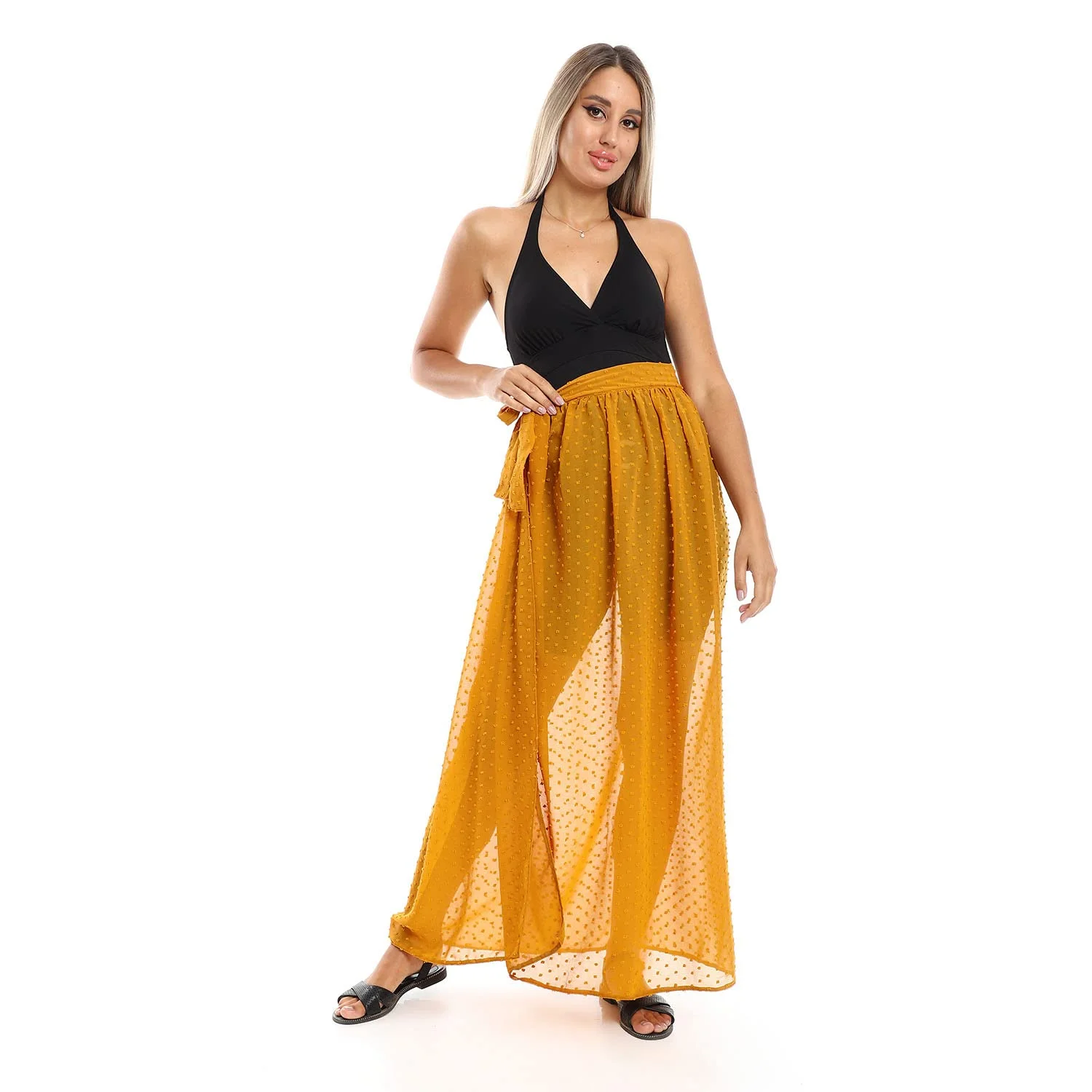 JAMILA Women Wrapped Swimwear Cover Up