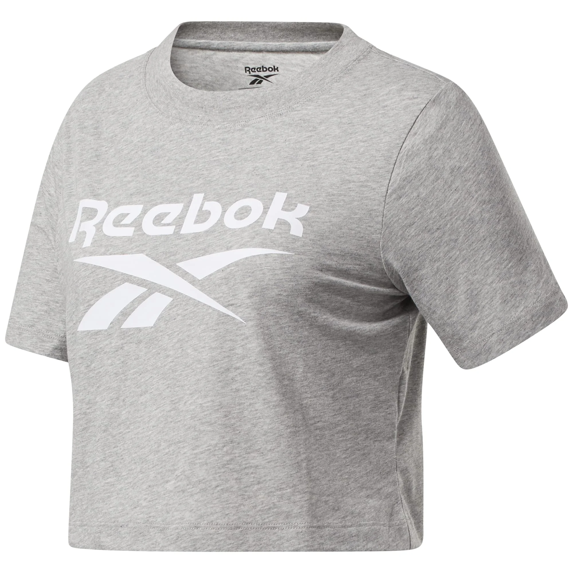 Reebok Women Crop Training T Shirt Lightweight Sport Comfort