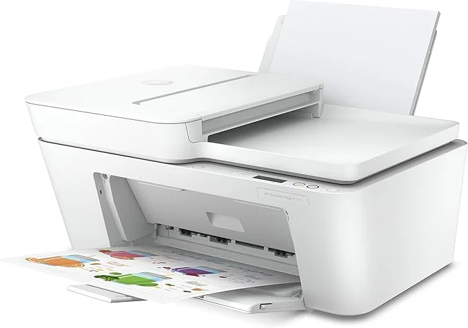 HP DeskJet Plus 4120 All in One Printer Print Copy Scan  - open box