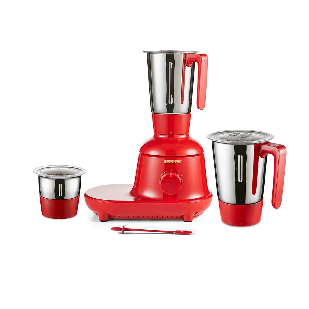 Geepas 3-in-1 Mixer Grinder with 3 Stainless Steel Jars