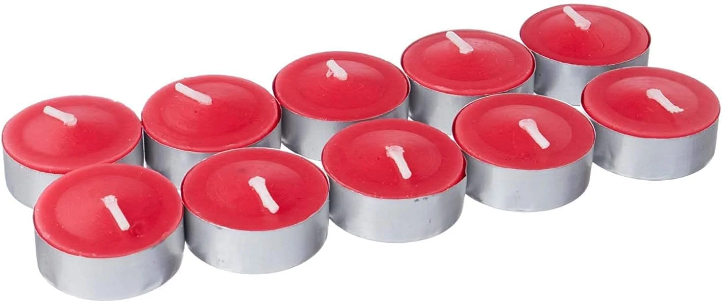 Kanawaty Strawberry Scented Tea Light Candles – 10 Pieces