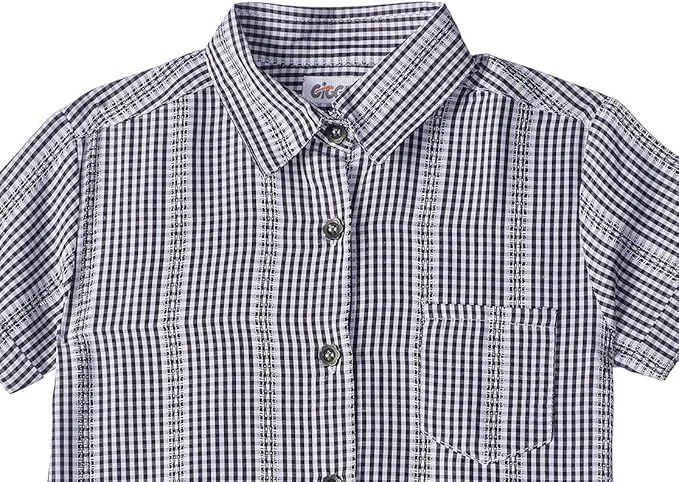 Giggles Kids Blouse – Stylish Anthracite Casual Soft Top for Girls